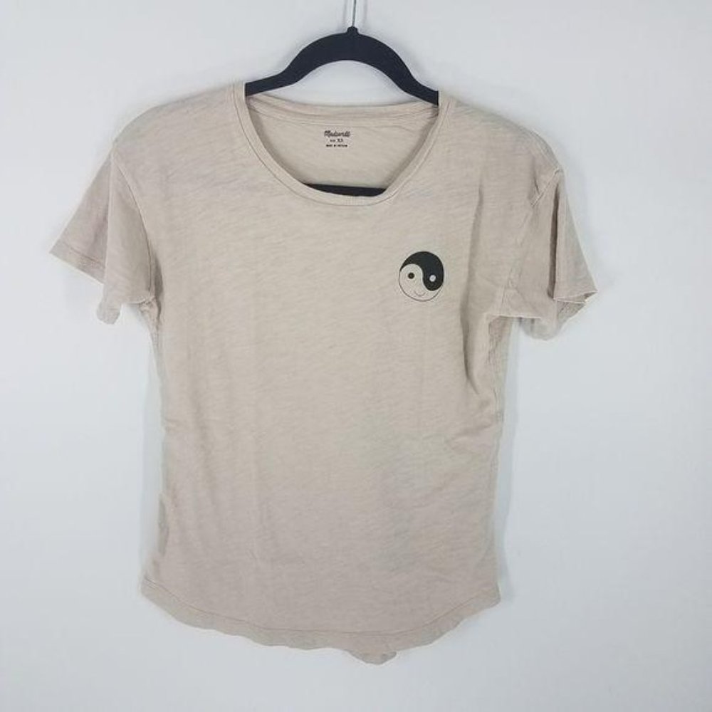 Madewell yin-yang whisper cotton crewneck tee XS